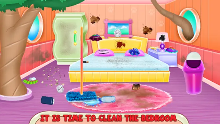 Kitty Kate House Tree Cleaning android App screenshot 1